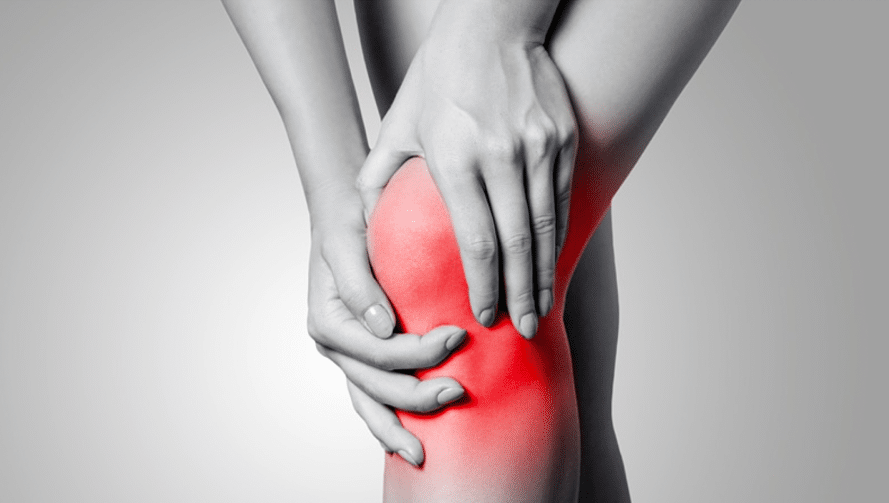 Knee pain inflammation image
